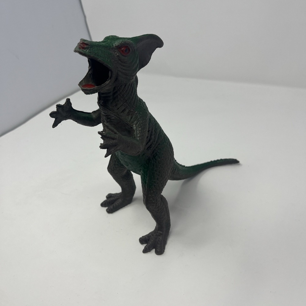 Vintage Imperial Hard Rubber Dinosaur Figure‎ Collectible Toy — Hong Kong 1979